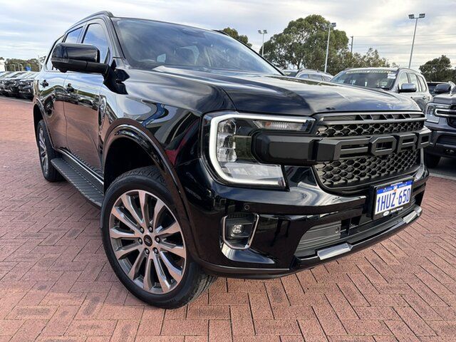 Used Ford Everest UB 2022.00MY Trend FullTime 4WD DR Wangara, 2023 Ford Everest UB 2022.00MY Trend FullTime 4WD DR Black 10 Speed Sports Automatic SUV