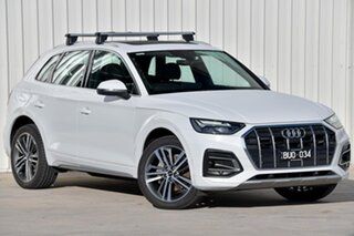 2021 Audi Q5 FY MY22 45 TFSI S Tronic Quattro Ultra White 7 Speed Sports Automatic Dual Clutch Wagon.