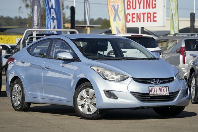Used Hyundai Elantra MD2 Active Bundamba, 2013 Hyundai Elantra MD2 Active Blue 6 Speed Sports Automatic Sedan