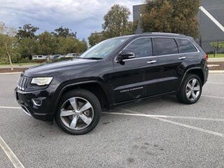 2015 Jeep Grand Cherokee WK MY15 Overland Black 8 Speed Sports Automatic Wagon.