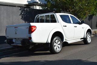 2012 Mitsubishi Triton MN MY13 GL-R Double Cab White 5 Speed Manual Utility