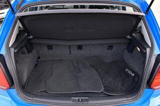 2015 Volkswagen Polo 6R MY15 66TSI Trendline Blue 5 Speed Manual Hatchback
