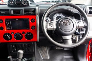 2016 Toyota FJ Cruiser GSJ15R MY14 Red Fury 5 Speed Automatic Wagon