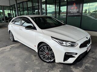 2018 Kia Cerato BD MY19 GT DCT White 7 Speed Sports Automatic Dual Clutch Hatchback.