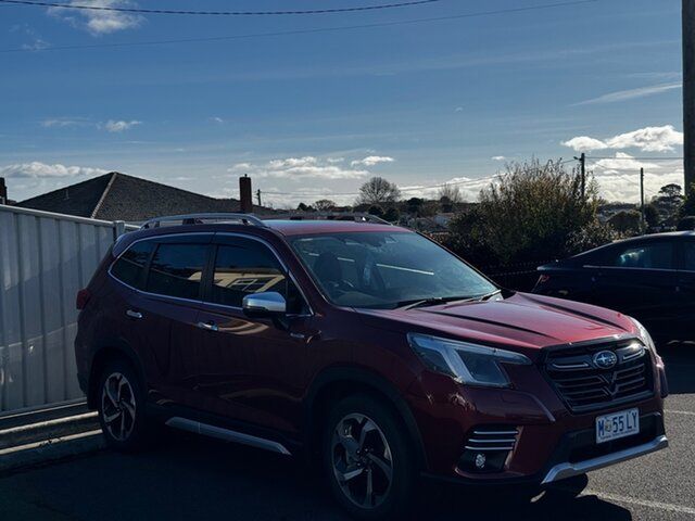 Used Subaru Forester S5 MY23 Hybrid S CVT AWD Devonport, 2023 Subaru Forester S5 MY23 Hybrid S CVT AWD Red 7 Speed Constant Variable Wagon Hybrid