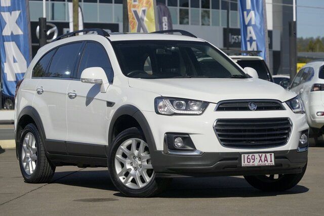 Used Holden Captiva CG MY16 Active 2WD Bundamba, 2016 Holden Captiva CG MY16 Active 2WD White 6 Speed Sports Automatic Wagon