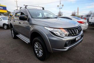 2016 Mitsubishi Triton MQ MY16 GLX Double Cab Grey 5 Speed Sports Automatic Utility