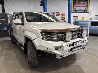 2020 Volkswagen Amarok 2H MY20 TDI580 Highline 4Motion White 8 Speed Automatic Dual Cab Utility