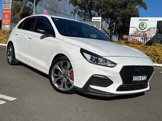 2019 Hyundai i30 PD.3 MY19 N Line D-CT White 7 Speed Sports Automatic Dual Clutch Hatchback.