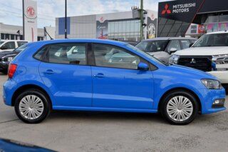 2015 Volkswagen Polo 6R MY15 66TSI Trendline Blue 5 Speed Manual Hatchback