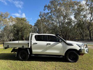 2021 Toyota Hilux GUN126R SR Double Cab White 6 Speed Manual Utility.