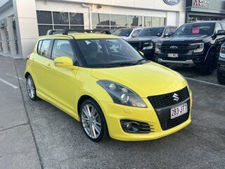 2015 Suzuki Swift FZ MY15 Sport Yellow 6 Speed Manual Hatchback.