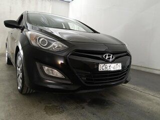 2013 Hyundai i30 GD Active Black 6 Speed Sports Automatic Hatchback.
