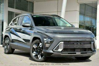 2025 Hyundai Kona SX2.V2 MY25 Premium Ecotronic Grey Continuous Variable Wagon.