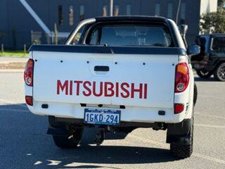 2011 Mitsubishi Triton MN MY12 GLX Double Cab White 4 Speed Automatic Utility