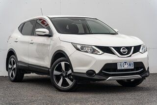 2017 Nissan Qashqai J11 N-Sport White 1 Speed Constant Variable Wagon.
