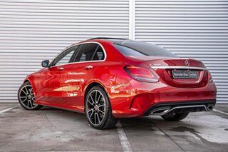 2021 Mercedes-Benz C-Class W205 801MY C300 9G-Tronic Red 9 Speed Sports Automatic Sedan.
