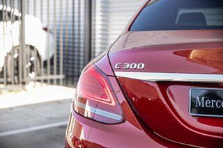 2021 Mercedes-Benz C-Class W205 801MY C300 9G-Tronic Red 9 Speed Sports Automatic Sedan