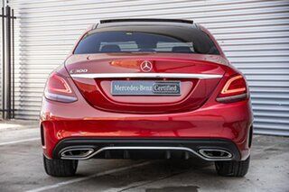 2021 Mercedes-Benz C-Class W205 801MY C300 9G-Tronic Red 9 Speed Sports Automatic Sedan