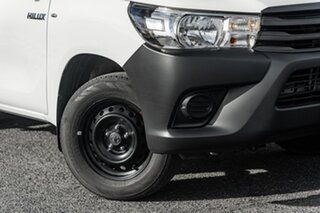 2022 Toyota Hilux TGN121R Workmate 4x2 White 6 Speed Sports Automatic Cab Chassis