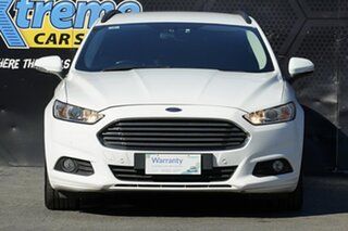 2016 Ford Mondeo MD Ambiente White 6 Speed Sports Automatic Wagon.