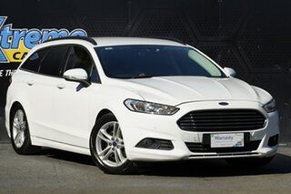 2016 Ford Mondeo MD Ambiente White 6 Speed Sports Automatic Wagon.
