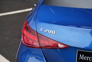 2025 Mercedes-Benz C-Class W206 805+055MY C200 9G-Tronic Blue 9 Speed Sports Automatic Sedan