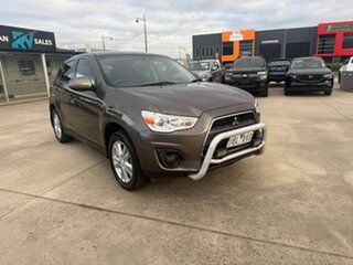 2013 Mitsubishi ASX XB MY13 2WD Brown 6 Speed Constant Variable Wagon.