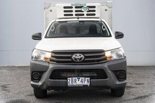 2020 Toyota Hilux TGN121R Workmate 4x2 White 6 Speed Sports Automatic Cab Chassis.