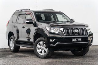 2020 Toyota Landcruiser Prado GDJ150R GXL Black 6 Speed Sports Automatic Wagon.