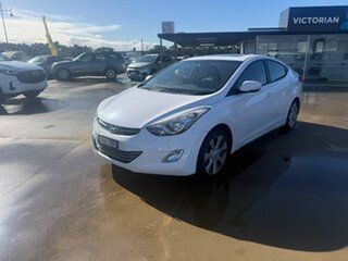 2012 Hyundai Elantra MD2 Premium White 6 Speed Sports Automatic Sedan
