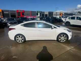 2012 Hyundai Elantra MD2 Premium White 6 Speed Sports Automatic Sedan.