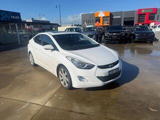 2012 Hyundai Elantra MD2 Premium White 6 Speed Sports Automatic Sedan.