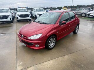 2005 Peugeot 206 T1 MY04 XT Red 4 Speed Sports Automatic Hatchback