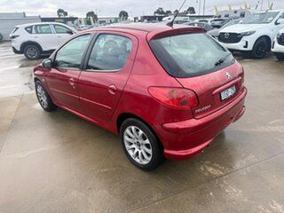 2005 Peugeot 206 T1 MY04 XT Red 4 Speed Sports Automatic Hatchback