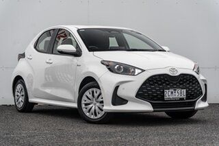2025 Toyota Yaris Mxph10R Ascent Sport Hybrid White 1 Speed Constant Variable Hatchback Hybrid.
