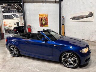 2012 BMW 1 Series E88 LCI MY0312 135i D-CT M Sport Blue 7 Speed Sports Automatic Dual Clutch