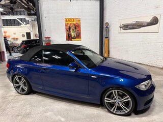 2012 BMW 1 Series E88 LCI MY0312 135i D-CT M Sport Blue 7 Speed Sports Automatic Dual Clutch
