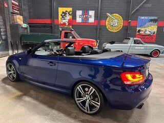 2012 BMW 1 Series E88 LCI MY0312 135i D-CT M Sport Blue 7 Speed Sports Automatic Dual Clutch