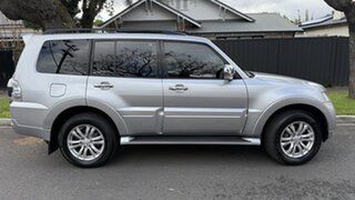 2018 Mitsubishi Pajero NX MY19 Exceed LWB (4x4) 7 Seat Silent Silver 5 Speed Auto Sports Mode Wagon.