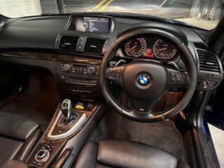 2012 BMW 1 Series E88 LCI MY0312 135i D-CT M Sport Blue 7 Speed Sports Automatic Dual Clutch.