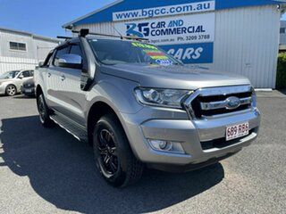 2016 Ford Ranger PX MkII XLT Double Cab Silver 6 Speed Sports Automatic Double Cab