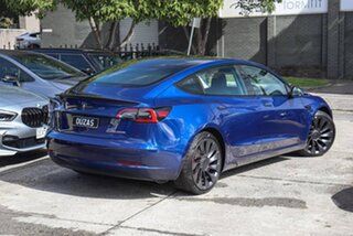 2022 Tesla Model 3 MY22 Performance AWD Blue 1 Speed Reduction Gear Sedan.