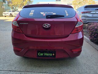 2015 Hyundai Accent RB3 MY16 Active Metallic Red 6 Speed CVT Auto Sequential Hatchback