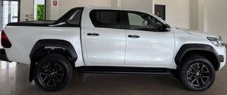 2022 Toyota Hilux GUN126R Rogue Double Cab White 6 Speed Sports Automatic Utility.