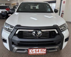 2022 Toyota Hilux GUN126R Rogue Double Cab White 6 Speed Sports Automatic Utility