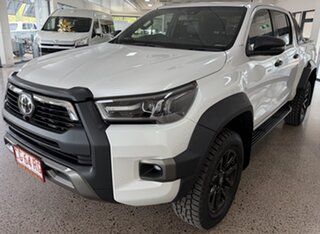 2022 Toyota Hilux GUN126R Rogue Double Cab White 6 Speed Sports Automatic Utility