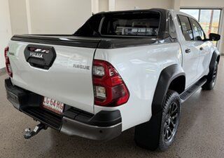 2022 Toyota Hilux GUN126R Rogue Double Cab White 6 Speed Sports Automatic Utility.