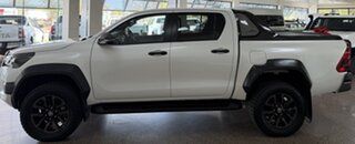 2022 Toyota Hilux GUN126R Rogue Double Cab White 6 Speed Sports Automatic Utility