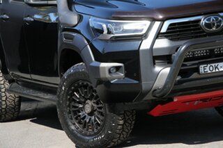 2021 Toyota Hilux GUN126R Rogue Double Cab Black 6 Speed Sports Automatic Utility